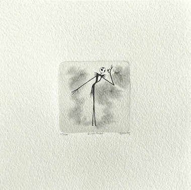 Jack Skellington #7 Etching