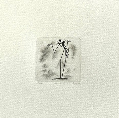 Jack Skellington #9 Etching