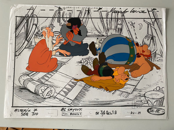 Asterix in America Original Production Art