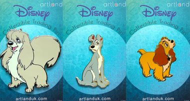 Lady and the Tramp Cut Out Trio