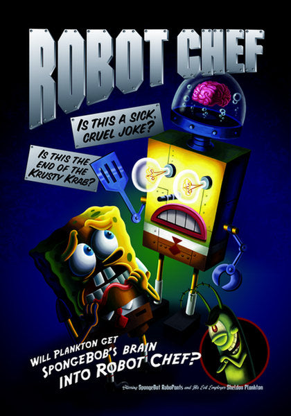 Robot Chef Art Print