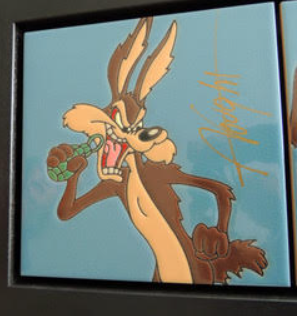 Wile E. Coyote Framed Tiles
