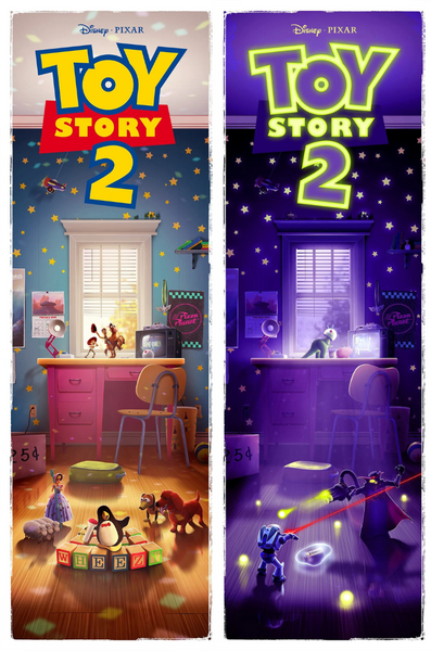 Toy Story 2 Duo Art - Day and Night