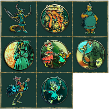 Alex Hovey Robin Hood - (almost) Complete Pin Bundle