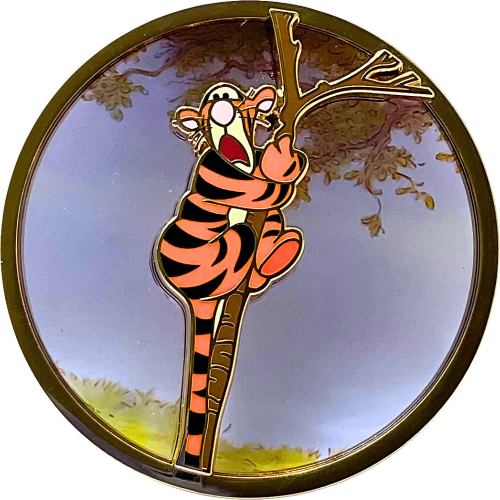 Stuck in a Tree - Pin on Glass