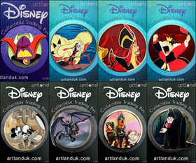 Villainous Round Pin Limited Stock Bundle