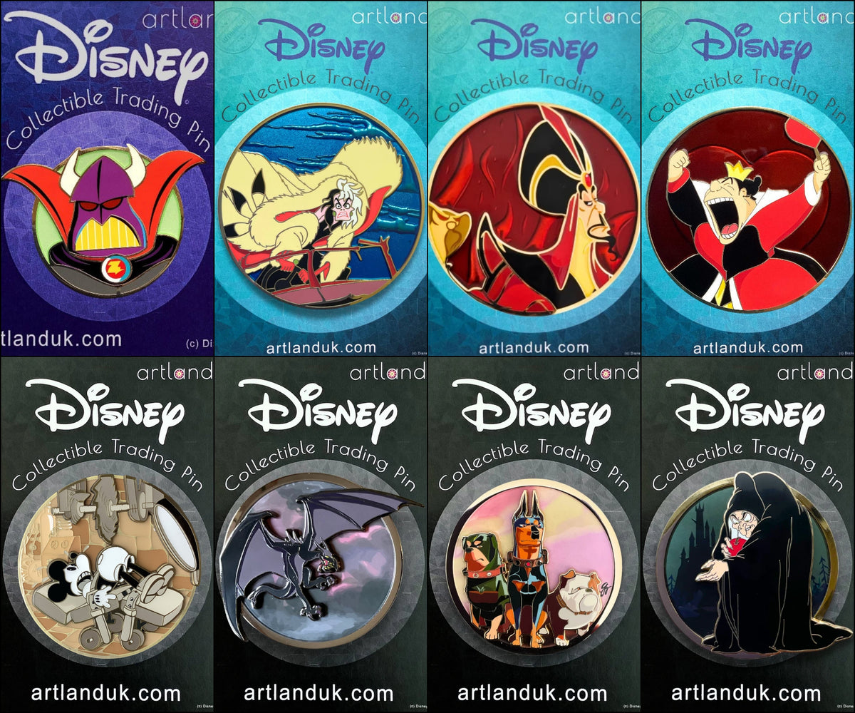 Villainous Round Pin Limited Stock Bundle