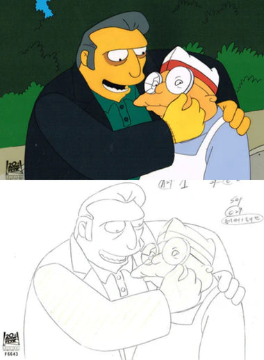 The Twisted World of Marge Simpson - Cel & Drawing Bundle