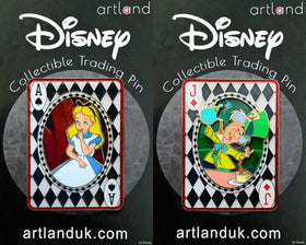 Hatter Jack of Diamonds and Alice Ace of Spades Card Bundle
