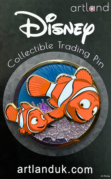 Marlin & Nemo Pin on Glass