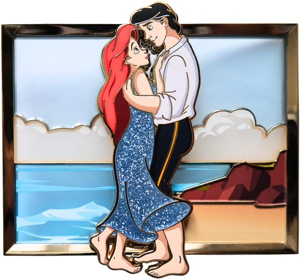 Reunion - Little Mermaid Pin on Glass