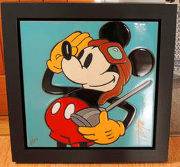 Mickey Mouse Framed Tile