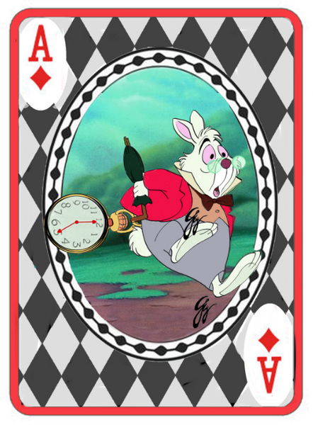 Rabbit Ace of Diamonds and Alice Four of Clubs Duo