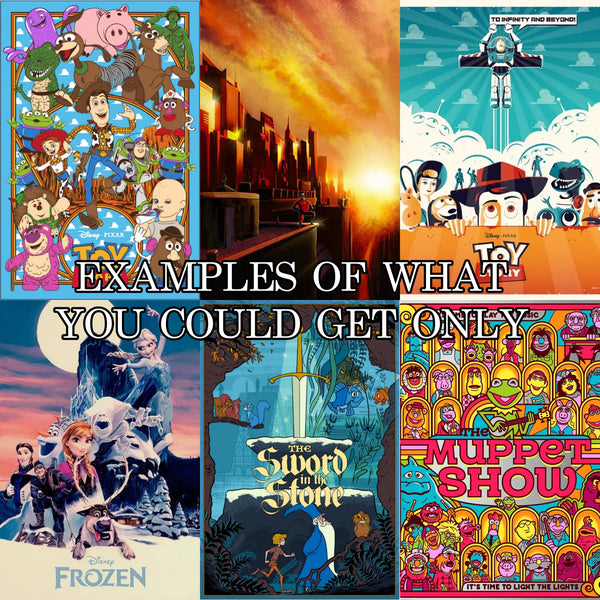 Disney Mystery Art Tube!