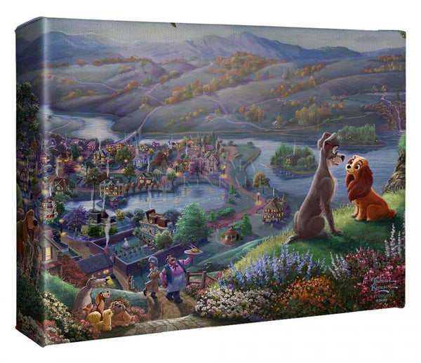 Disney Lady and the Tramp Falling in Love