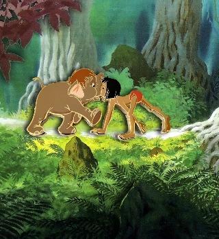 Mowgli and Hathi Jr - The Jungle Book