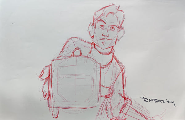 The Iron Giant Head Animator Signed Model Sheets