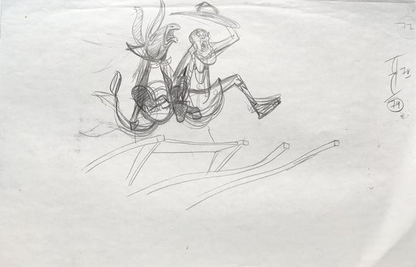 Hercules Head Animator Signed Model Sheets