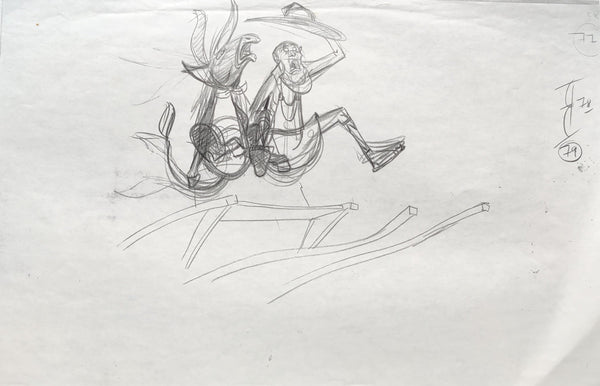 Hercules Head Animator Signed Model Sheets