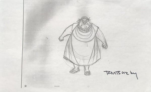 Hercules Head Animator Signed Model Sheets