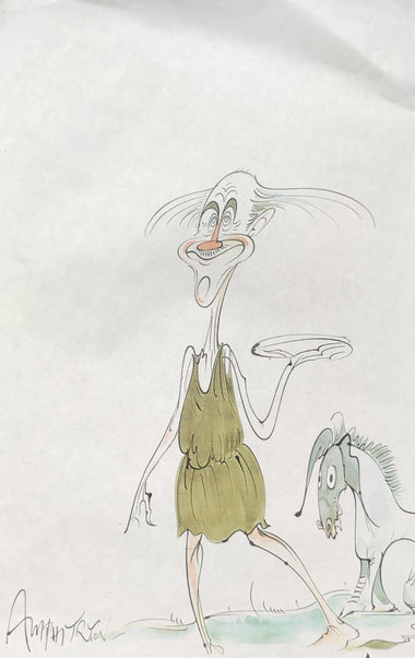 Hercules Head Animator Signed Model Sheets