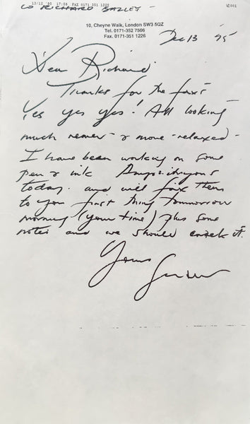 Hercules Head Animator Signed Model Sheets