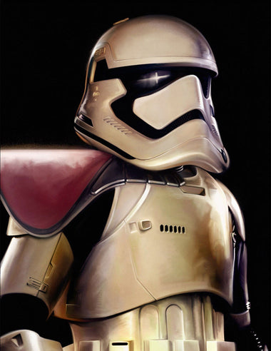 Star Wars The Force Awakens - First Order Trooper by Brian Rood; giclee limited edition art on canvas