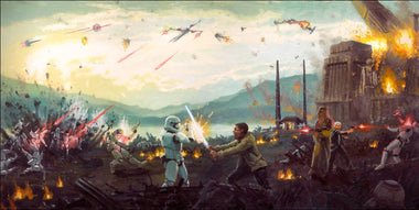 Attack on Takodana - Canvas
