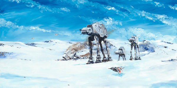 Imperial Walkers on the North Ridge - Canvas