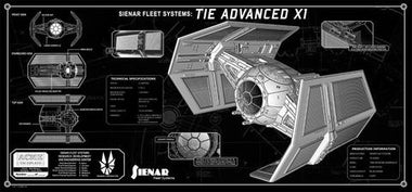 Vader's TIE Fighter TechPlate