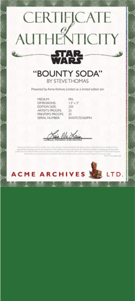 Bounty Soda - on alert