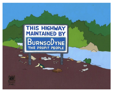 Mother Simpson - Highway Sign