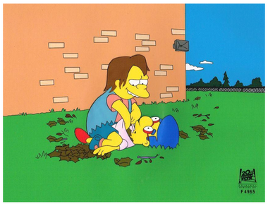 Whacking Day - Cel & Matching Drawing