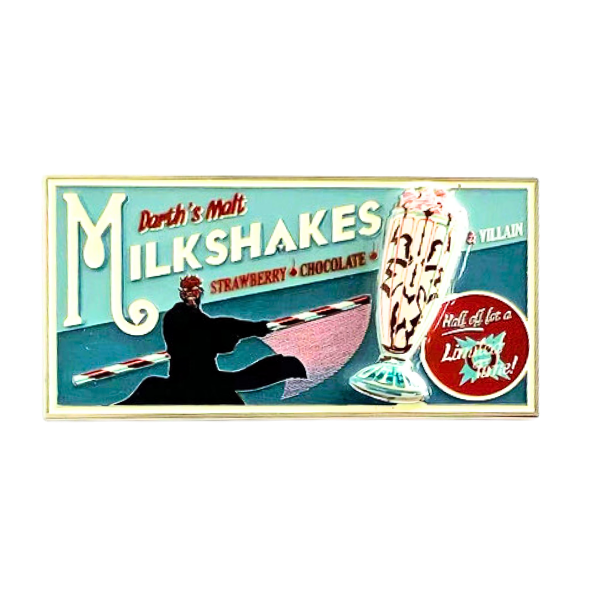 Darth's Malt Milkshakes Art and Pin Set