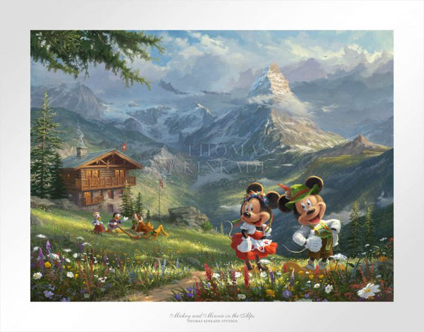 Mickey and Minnie in the Alps