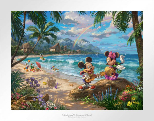 Mickey and Minnie in Hawaii