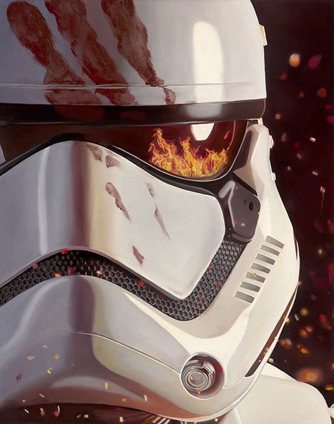 Star Wars The Force Awakens - FN-2187 by Kevin Graham; giclee limited edition art on canvas