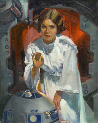Star Wars - My Only Hope by C. M. Cooper giclee limited edition art on canvas