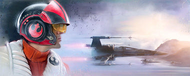 Star Wars The Force Awakens - The Pilot by Brian Rood; giclee art on canvas